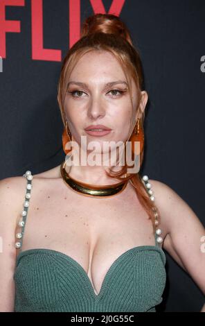 LONDON, ENGLAND - MARCH 11: Joséphine de La Baume attends the Top Boy 2  World Premiere at Hackney Picturehouse on March 11, 2022 in London,  England. Credit: Picture Capital/Alamy Live News Stock Photo - Alamy