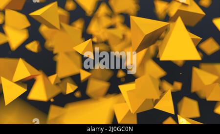 Beautiful golden background, computer generated. 3d rendering abstract texture Stock Photo