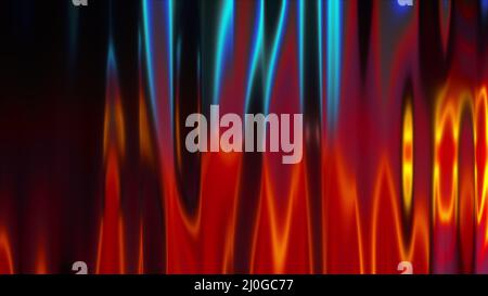 Iridescent curtain, computer generated. 3d rendering of luxury art background Stock Photo