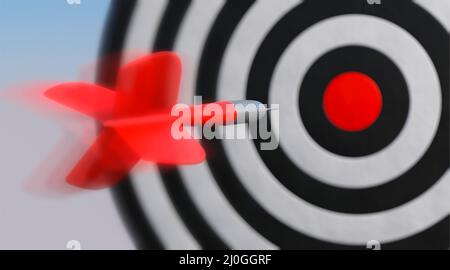 Right on target Stock Photo