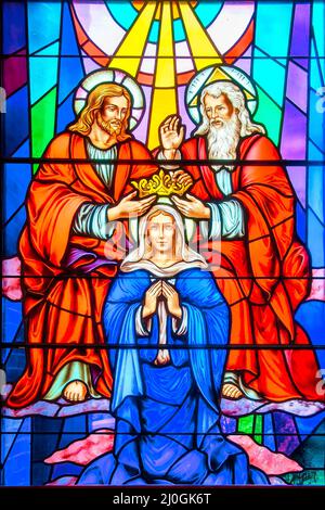 Annunciation of the Blessed Virgin Mary Catholic Church, Toronto, Canada Stock Photo