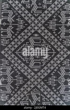 The traditional pattern of small chinese local tribe on Hainan island Stock Photo