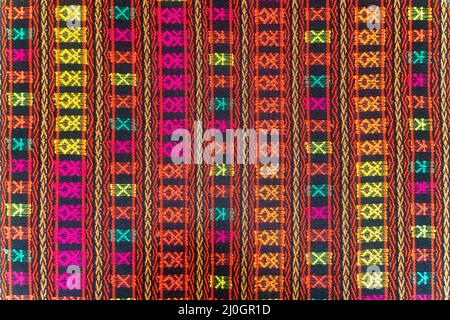 The traditional pattern of small chinese local tribe on Hainan island Stock Photo
