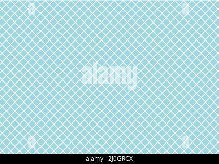blue and white seamless diamond shape geometric pattern background Stock Vector