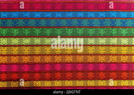 The traditional pattern of small chinese local tribe on Hainan island Stock Photo