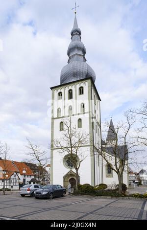 Church of St. Marien, Lippstadt, Westphalia, Germany, Europe Stock Photo