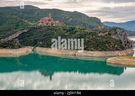 The Santuario de Torreciudad, a Marian shrine in Aragon, Spain, built by Josemaria Escriva, the founder of the Opus Dei. Stock Photo