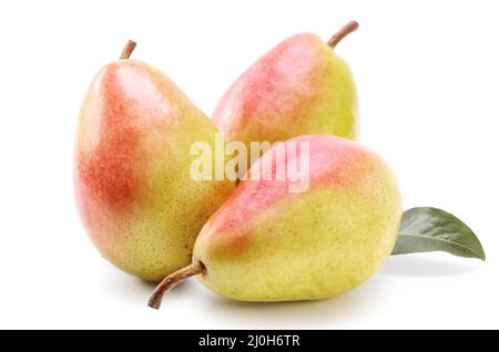 Ripe pear fruits Stock Photo