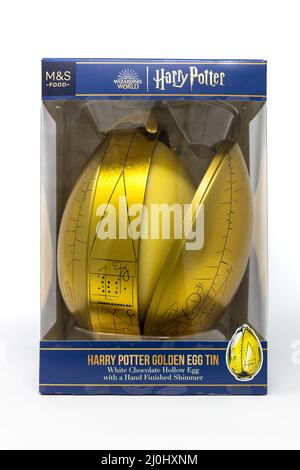 Harry Potter Golden Easter Egg Tin Stock Photo