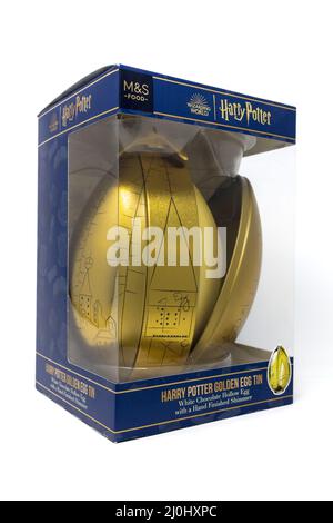 Harry Potter Golden Easter Egg Tin Stock Photo
