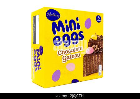 Cadbury Mini Eggs Chocolate Gateau Stock Photo