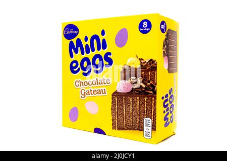 Cadbury Mini Eggs Chocolate Gateau Stock Photo