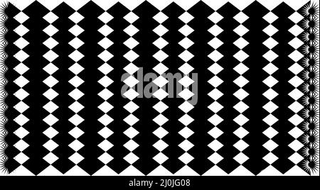 Zig-zag, criss-cross edgy lines pattern element - stock vector illustration, clip-art graphics Stock Vector