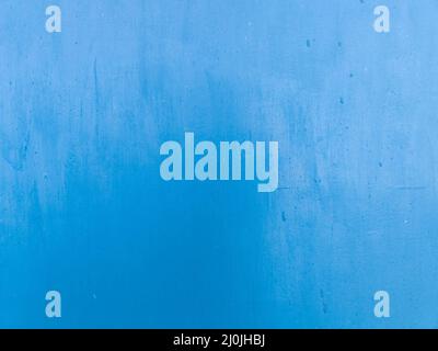 blue painted flat steel sheet, full frame background and texture Stock Photo