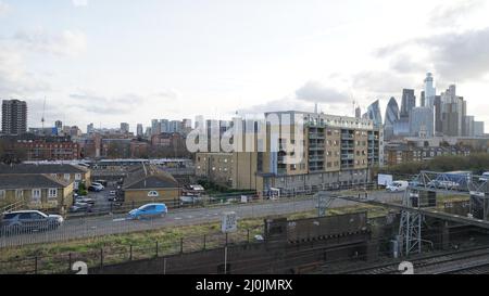City of London, UK Cityscape Stock Photo