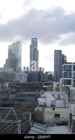 City of London, UK Cityscape Stock Photo