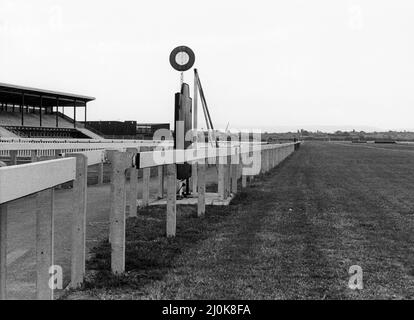 Stockton Racecourse (September 1855 - 16 June 1981), also known as Teesside Park. 17th July 1981 Stock Photo