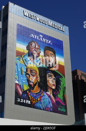 Los Angeles, California, USA 16th March 2022 A general view of atmosphere of Atlanta FX Billboard on March 16, 2022 in Los Angeles, California, USA. Photo by Barry King/Alamy Stock Photo Stock Photo