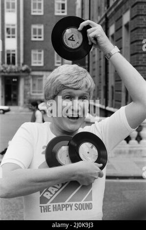 Mike Smith joins Radio One.Mike, 27, who comes from Essex will be leaving Capital Radio to present a three hour Saturday morning show for the BBC.  Picture taken 7th September 1982 Stock Photo