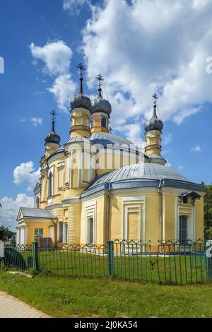 Temple of Elijah the Prophet, Staritsa, Russia Stock Photo