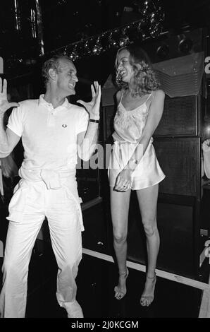 New nightclub Stringfellows in Covent Garden, London. 1st August 1980. Stock Photo