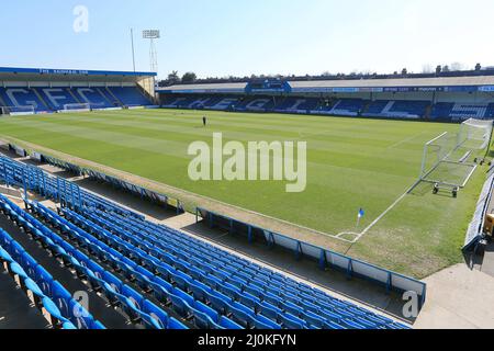 Gillingham, UK. 19th Mar, 2022. A general view of the stadium. in Gillingham, United Kingdom on 3/19/2022. (Photo by Carlton Myrie/News Images/Sipa USA) Credit: Sipa USA/Alamy Live News Stock Photo