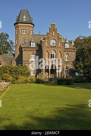 Marienburg, Monheim am Rhein, Bergisches Land, North Rhine-Westphalia, Germany, Europe Stock Photo