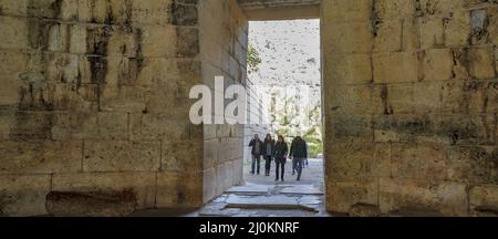 Agamemnon Tomb, Micenae, Greece Stock Photo