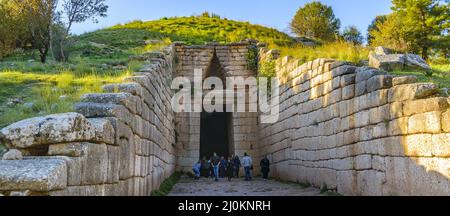 Agamemnon Tomb, Micenae, Greece Stock Photo