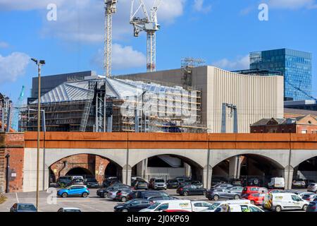 The Factory International arts building under construction September ...
