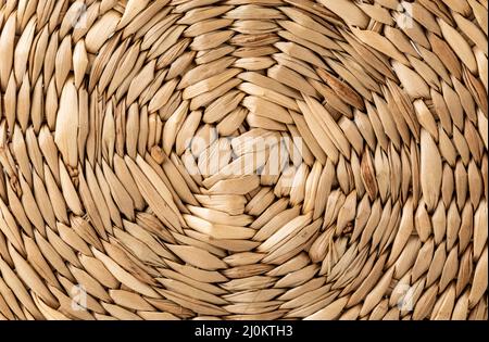 Wicker basket Stock Photo