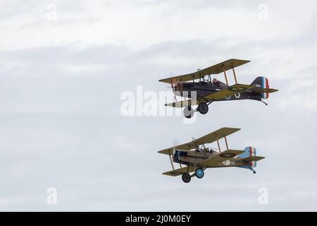 Great War Display Team - R.A.F SE5a Stock Photo