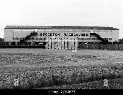 Stockton Racecourse (September 1855 - 16 June 1981), also known as Teesside Park. 17th July 1981 Stock Photo