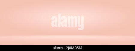 Abstact photographic Pink Gradient studio backdrop Background. Stock Photo