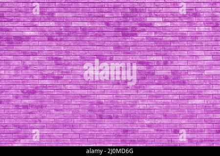 Pink brick wall. Loft interior design. Pink paint of the facade. Architectural background. Stock Photo
