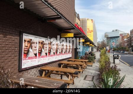 Young Vic Theatre in The Cut in London,England,UK Stock Photo