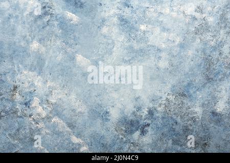 Dark blue textured stucco wall background Stock Photo