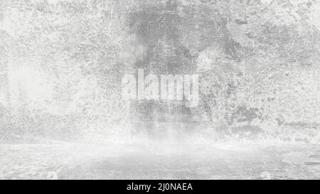 Grungy white background of natural cement or stone old texture as a retro pattern wall. Conceptual wall banner, grunge, material Stock Photo