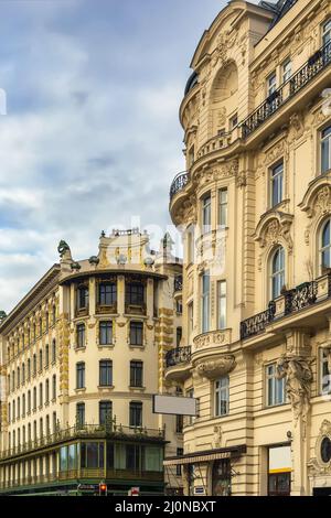 Street in Vienna, Austria Stock Photo