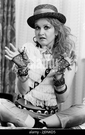 Cyndi Lauper (30) american singer songwriter pictured May 1984 Stock