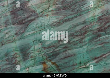 Green natural quartzite surface texture for your design. Stock Photo