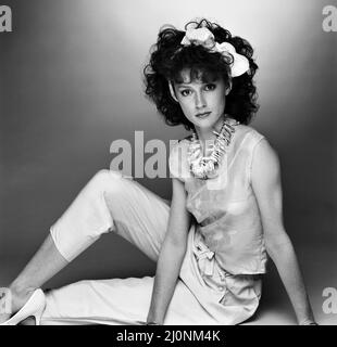 Judi Trott  actress, who stars as Lady Marian in Robin of Sherwood, a HTV Production. Studio Pix 14th May 1984. Stock Photo