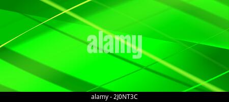 Abstract background banner 8K green, yellow, black, white, gray ray, laser, fog, stripes, grid, square, gradient Stock Photo