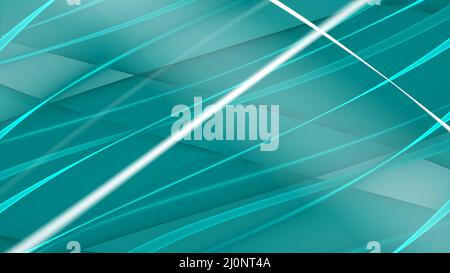 Background abstract 8K teal, turquoise black, white, gray ray, spiral, laser, fog, gradient Stock Photo