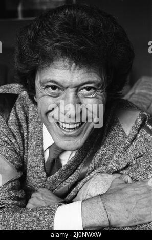 Lionel Blair pictured at home. 19th October 1983. Stock Photo