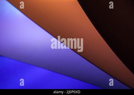 abstract photos of folded colored paper Stock Photo