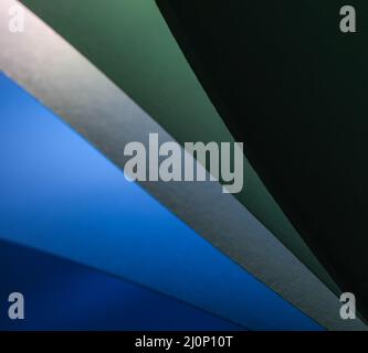 abstract photos of folded colored paper Stock Photo