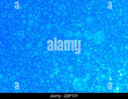 macro photo of colored soap foam Stock Photo