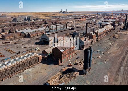 Pueblo, Colorado - The Evraz Rocky Mountain Steel mill. The large Russian mining and steel company, Evraz PLC, bought the mill in 2007. The company's Stock Photo