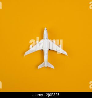 Top view airplane copy space. High quality and resolution beautiful photo concept Stock Photo